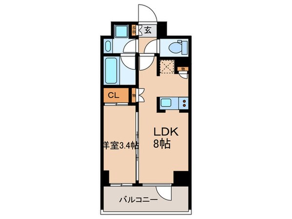 テラス高田馬場ウエストの物件間取画像